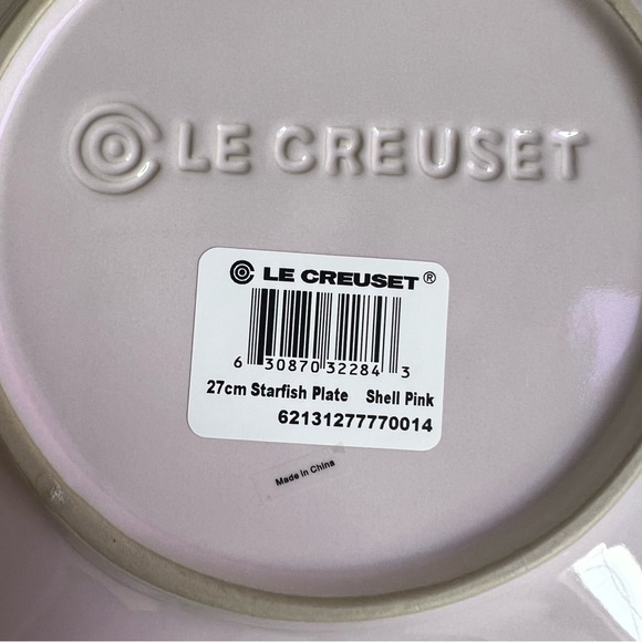 🧡NIB🧡LE CREUSET Medium Starfish Dish Shell Pink - Picture 6 of 8